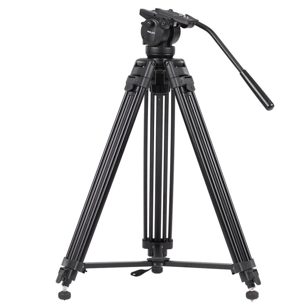 Alloy Video Photo Tripod Kit 360Panorama Pan Fluid Ball Head for DSLR Camera Recorder DV