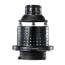 Condenser Photoflash Beam Tube with Lens Focalize Conical Snoots Photo Optical Art Special Effects Shaped Beam Light Flash Light Cylinder