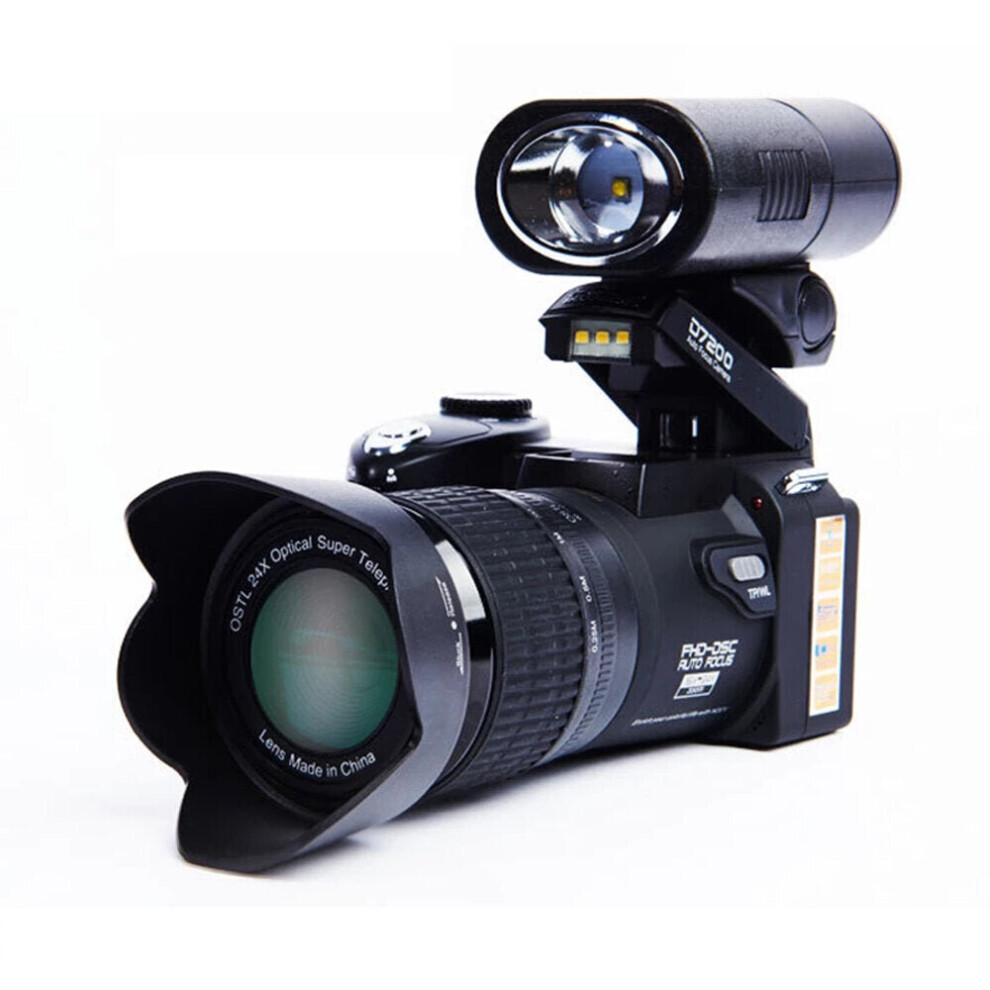 Digital Camera 33Mp Auto Focus 24X Zoom Hd 1080P Professional Dslr Camera Telephoto Lens Wide Angle Lens Appareil Photo Bag With Led Spotlight 6112211806976