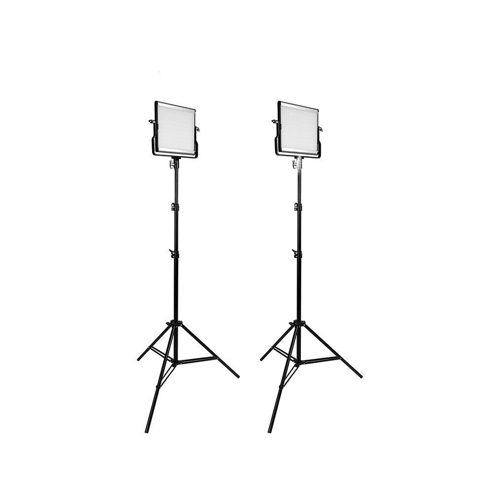 LED Video Light 2 Set Photographic Light with Tripod for Studio YouTube Video Shooting Photography