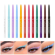 12 Color Eyeliner Set Matte Eyeliner Pencil Waterproof Colorful Liquid Eyeliner Kit