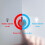 (800mm) Aica Round Bathroom Mirror LED Lights Demister 6