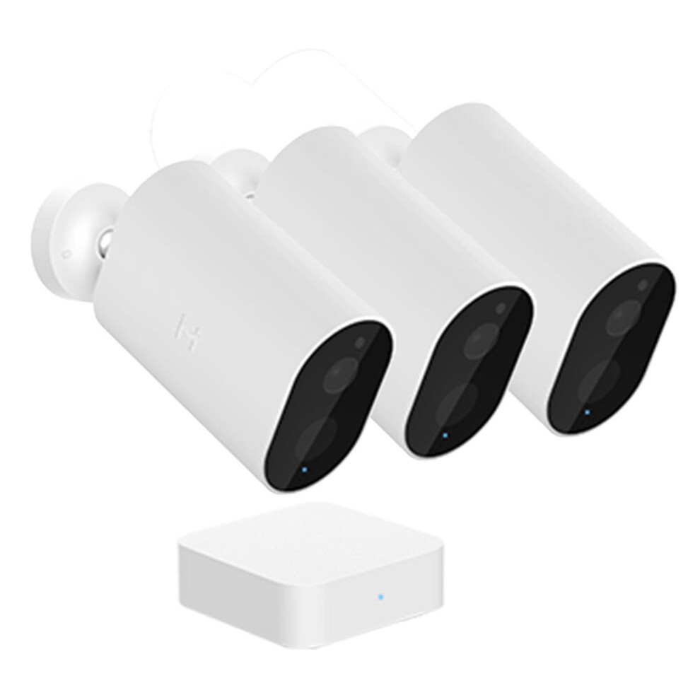 (Gateway+3*Camera) Smart Ip Camera 1080P 8 Led Ip66 Waterproof Outdoor Wireless Monitor Cctv 3654657692445