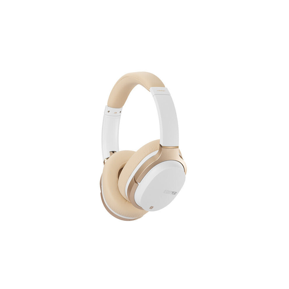 (White) Wireless HIFI Noise Isolation Headphone With Mic Support NFC AUX