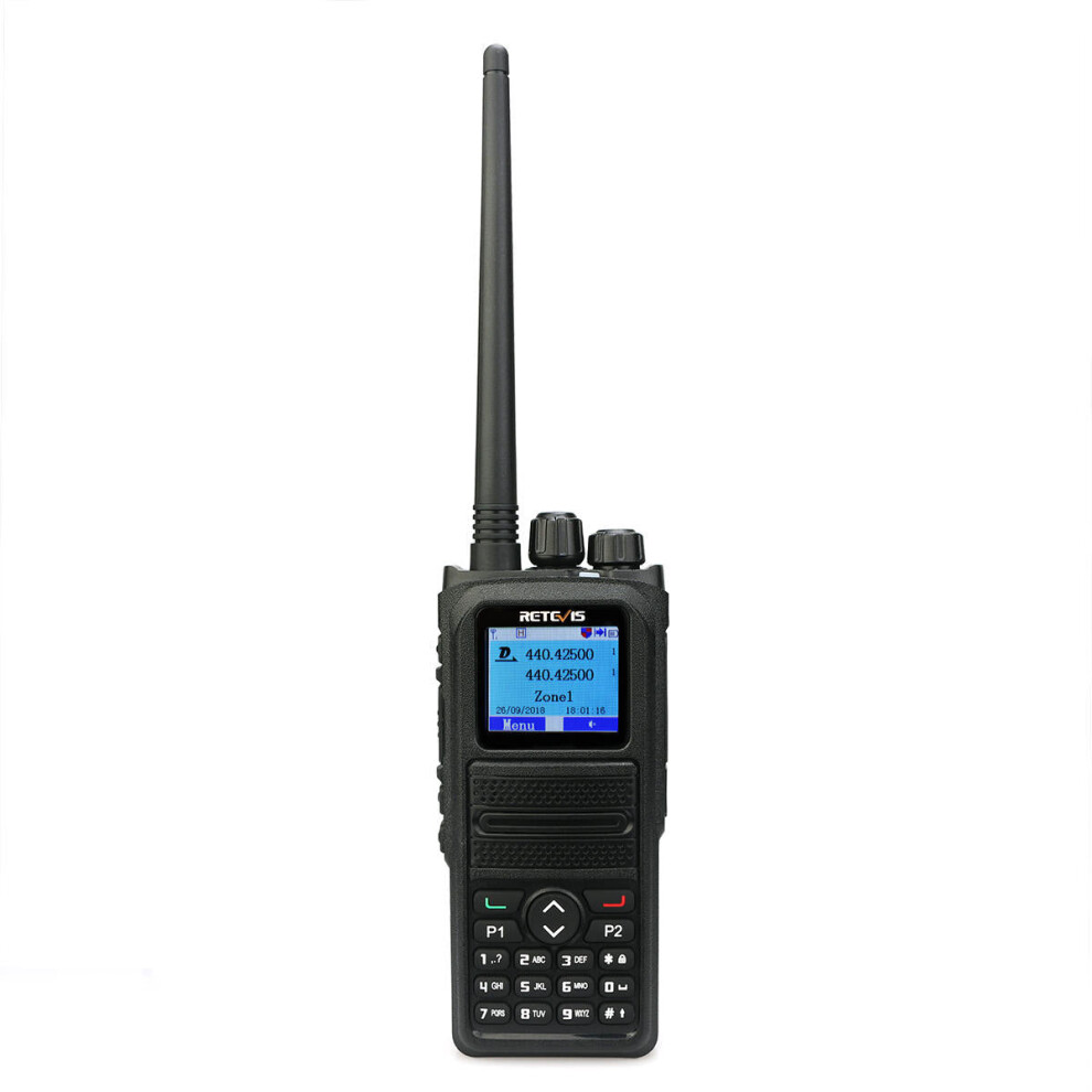 Dmr Dual Band Walkie Talkie 5W Vhf Uhf Dmr Digital/Analog Two-Way Radio Transceiver 3654659197658