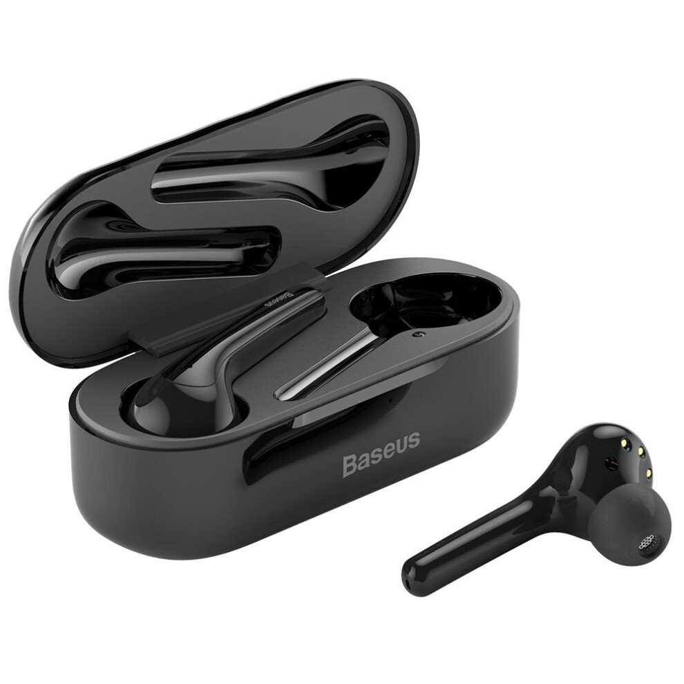 TWS True Wireless Earbuds 5.0 BT Headphones in-Ear Stereo Noise Reduction Charging Box.