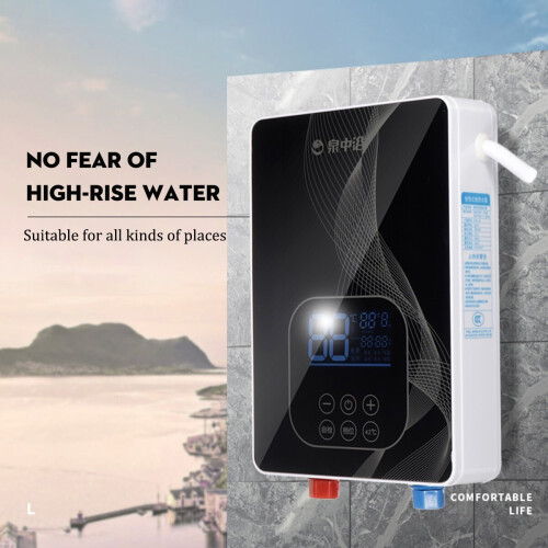 6000W Electric Water Heater Intelligent Constant Temperature Fast Heating Screen Display Touch Button Temperature 2