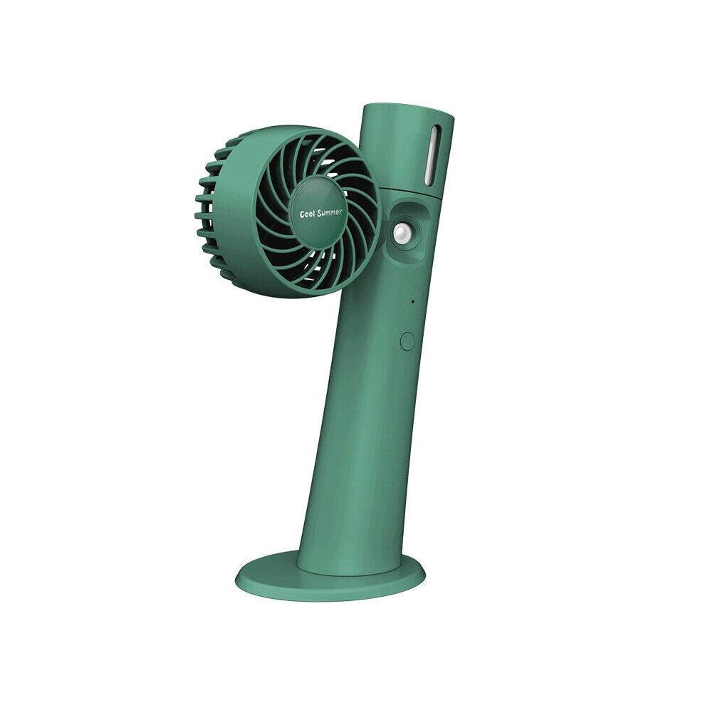 USB Handheld Fan 1200mAh 3W Silent Spray Aromatherapy Mini Fan Rechargeable Small Fan Rotatable