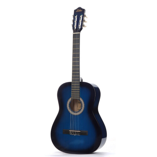 (Black) 39 Inch Classical Guitar Kit for Beginner with Bag,Strap,Pick and Guitar Beginner Teaching Aid 2