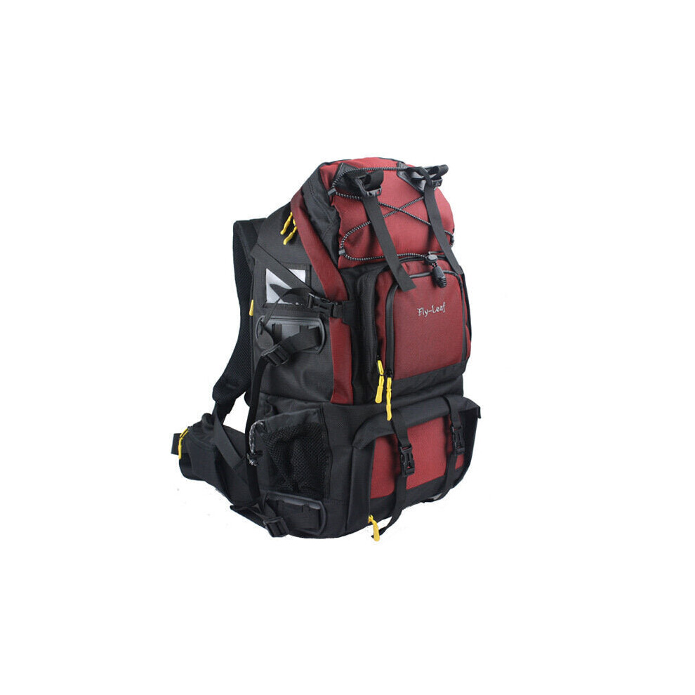 (Red) Flying Leaf FL-303D Shockproof Water-resistant Camera Bag Backpack for Canon for Nikon DLSR Camera Tripod Lens Flash
