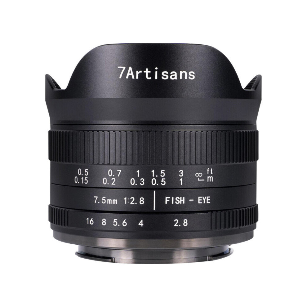 (Fuji X Mount) 7.5Mm F2.8 Fisheye Lens 180 Aps-C Manual Fixed Lens For Canon Eos-M Mount For Fuji Fx For Sony Cameras 6112211813370
