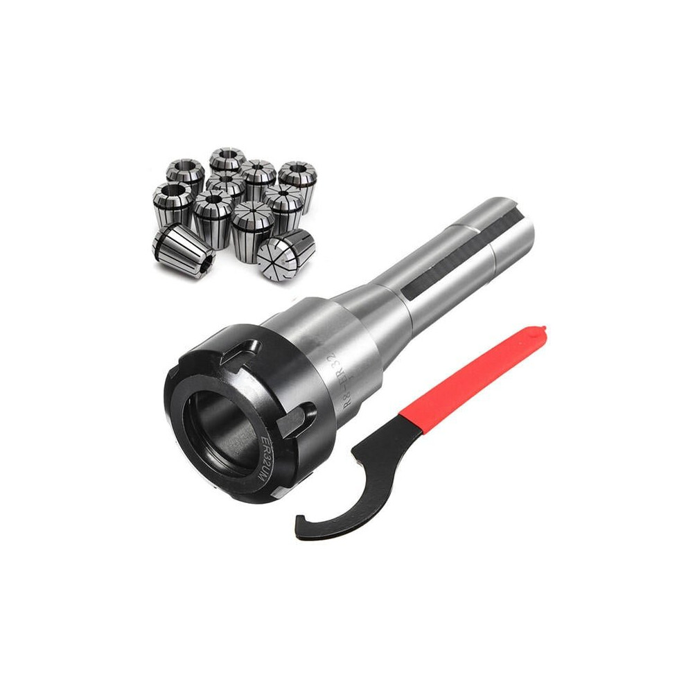 11Pcs Spring Collets Set With Collet Chuck Holder For Cnc Milling Lathe Tool 6112212033067