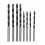 246pcs HSS Drill Bit Set Screwdriver Bits Storage Case DIY Wood Metal Drilling 5
