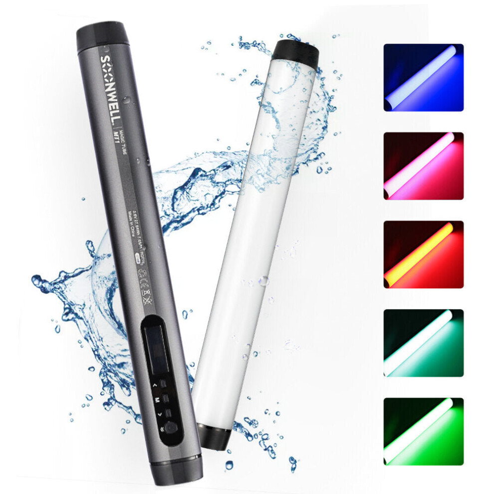 Waterproof LED Light Bluetooth Tube 1600K-20000K  Lamp Wand Portable Handheld Photography Lighting Stick APP Control