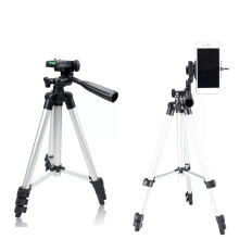 Camera Tripod Mini Universal Stand Support for Digital Cameras DSLR SLR Mobile Phone, 3 Way Swivel Pan Head, Black