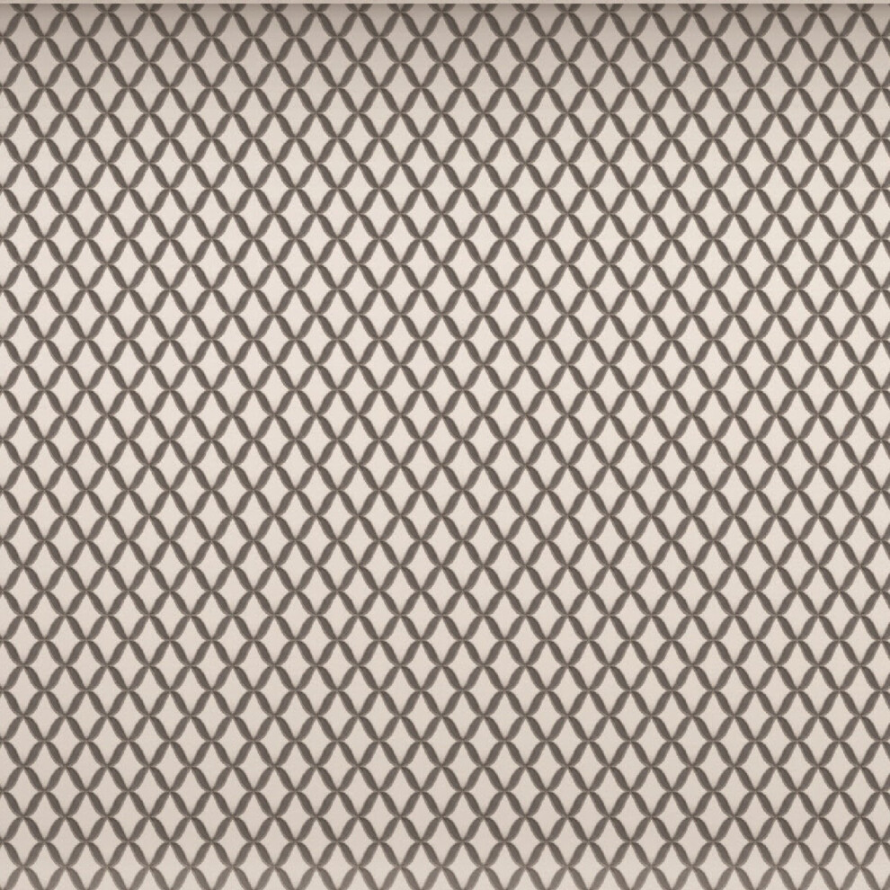 (9112 Black Grey) Debona Fabric Touch Wallpaper Geometric Diamond