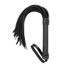 Angeer General - Ltigos de piel sinttica para montar a caballo, 38 cm, color negro