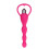 Vibrating, Beaded, Butt Plug - Purple 1