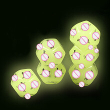 Sex Game, Glow in the Dark, 12 Sided Dice