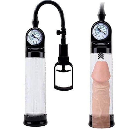Penis Pump With Integrated Gauge