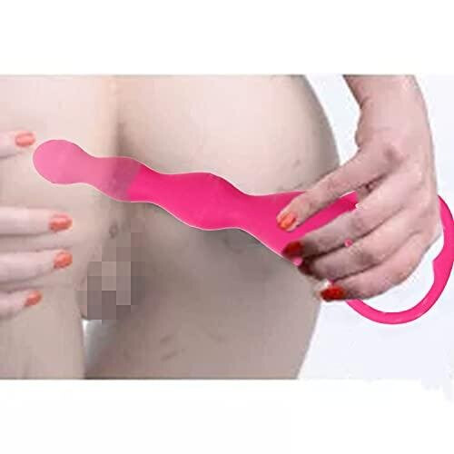 Vibrating, Beaded, Butt Plug - Purple 2