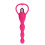 Vibrating, Beaded, Butt Plug - Purple 4