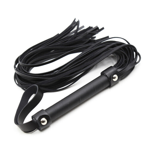 Black BDSM Hand Flogger