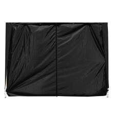 (2x2M- Zipper, Black) Green Bay Gazebo Side Panel with window or zipper, 1 Piece Side Panel Wall Only (Canopy Frame Not Included)
