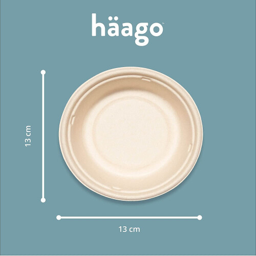 100 Eco-friendly Sugarcane Paper Bowls - Biodegradable Compostable (350ml) 1