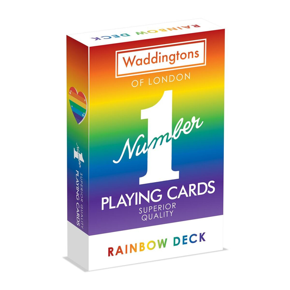 Winning Moves Rainbow Waddingtons Number 1 Playing Card Game