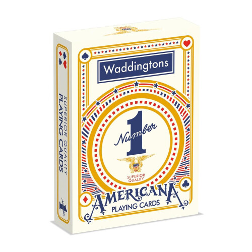 Americana Waddingtons Number 1 Playing Cards - Board Game