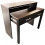 Gr8 Home (Black) Regis Extending Console Desk with 2 Drawers 1