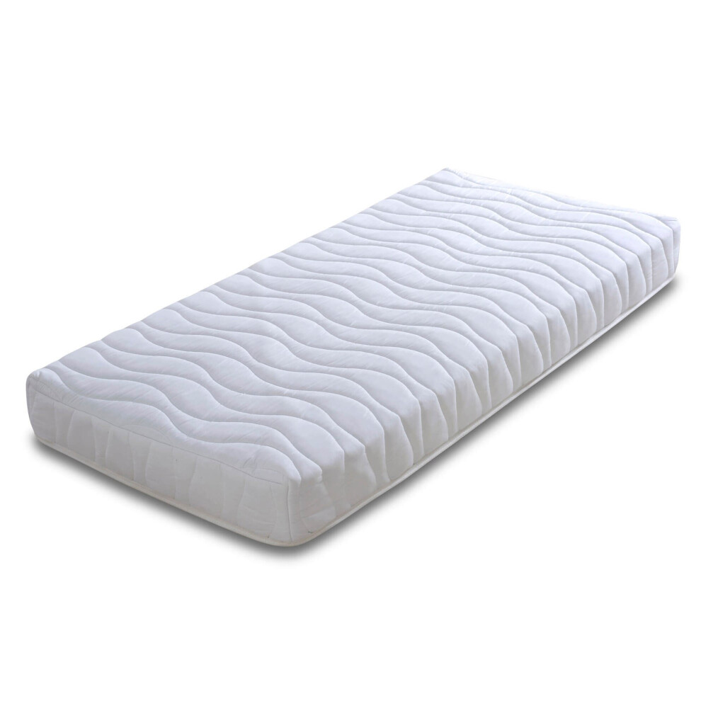 (Medium, 4FT6 Double) Budget Economy Recon Foam Rolled Mattress (F10)