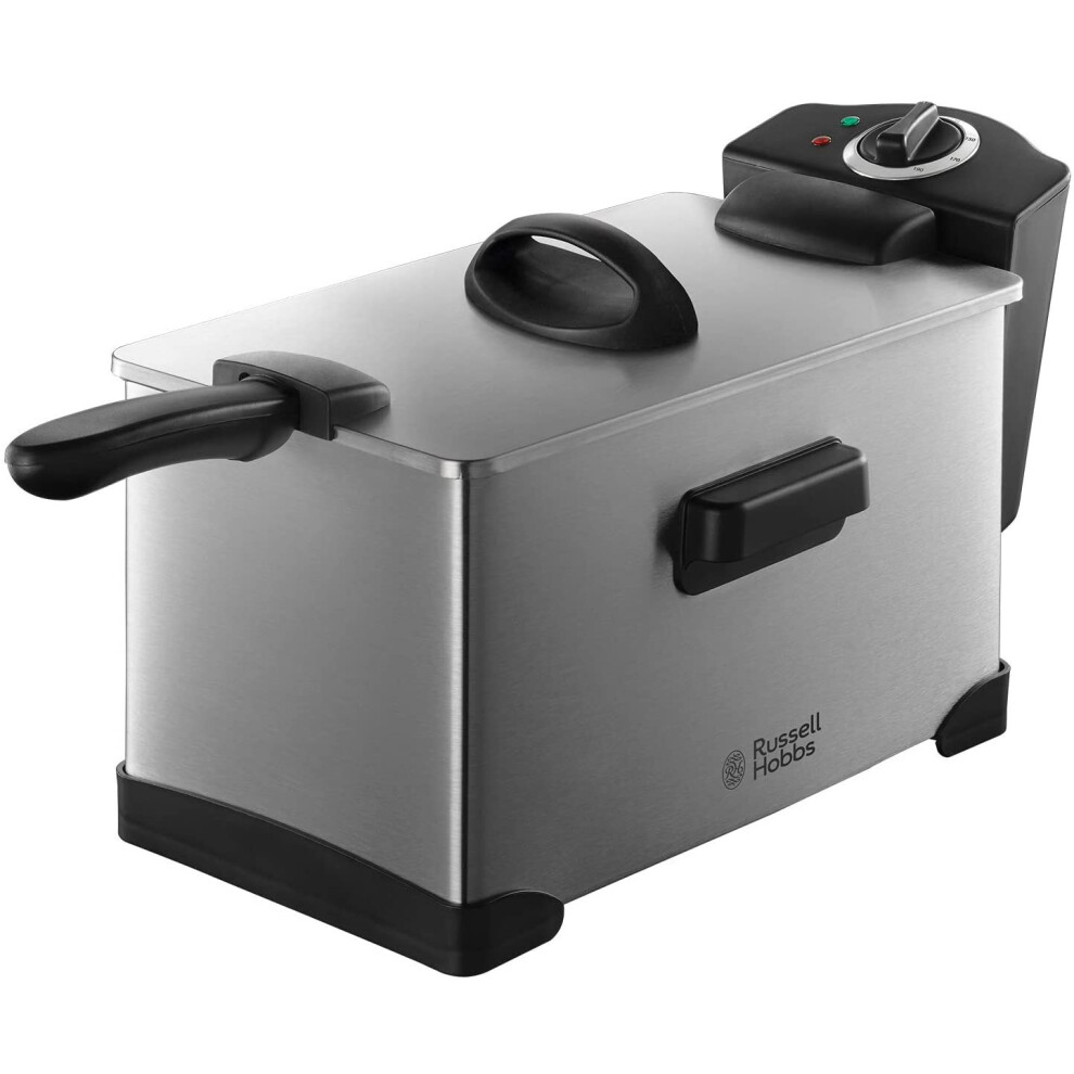 Russell Hobbs 19771 Deep Fat Fryer, Stainless Steel, 1800 W, 1.2 kilograms - UK Stock