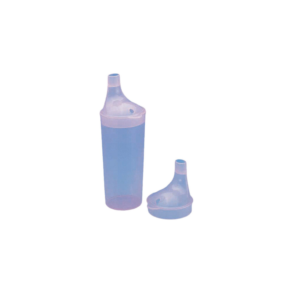 Drinking Sippy Cup - Two Spouts - Blended Foods And Liquids - Dishwashable Aidapt