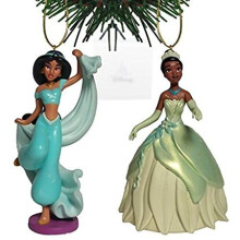 Disney "Tiana & Jasmine" 2 pc Figurine Ornament Set by Disney