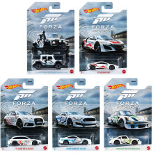 Hot Wheels 1:64 Scale Forza Motorsport Series Die-cast Set of 5 Car
