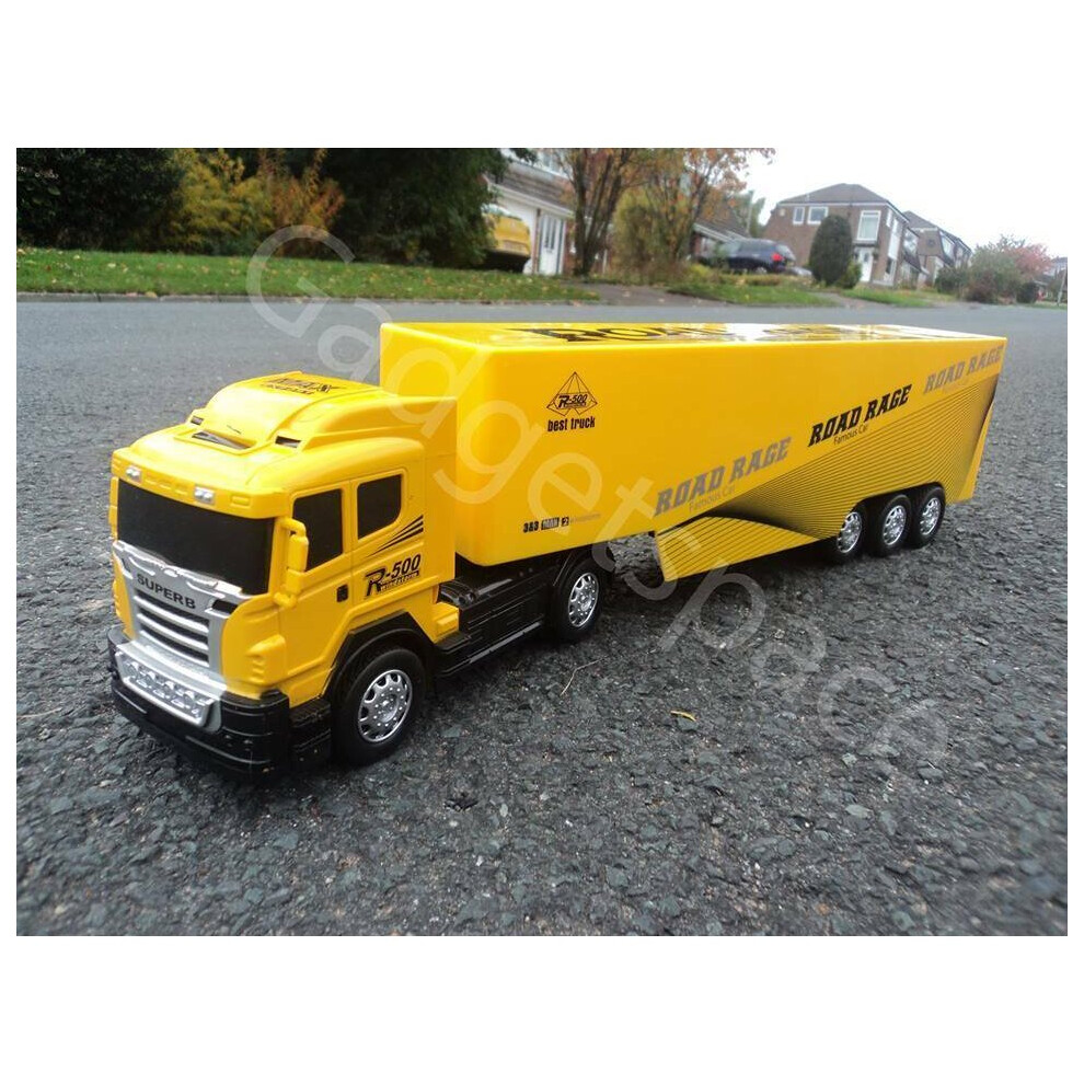 Sammar Gifts Massive European Large Truck Lorry 49Cml Radio Remote Control Yellow