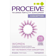 Proceive Advanced Fertility Vitamins Supplement for Women 60 Capsules.