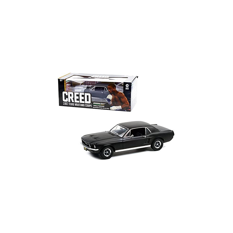 Photos - Toy Car ROCKY Greenlight Collectibles Creed Diecast Model 1/18 1967 Ford Mustang Coupe (2015)