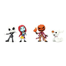 Jada Toys Disney 2.5" The Nightmare Before Christmas 4-Pack Die-cast Metal Figurine, Toys for Kids and Adults