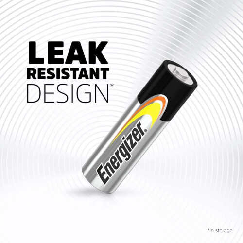 Energizer Energizer LeakProof αλκαλικές μπαταρίες μακράς διάρκειας 1.5V AAA πακέτο 24 τεμαχίων 2
