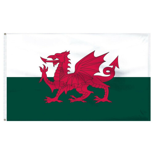 EXTRA LARGE 12 x 8 Ft Wales Welsh Dragon Flag