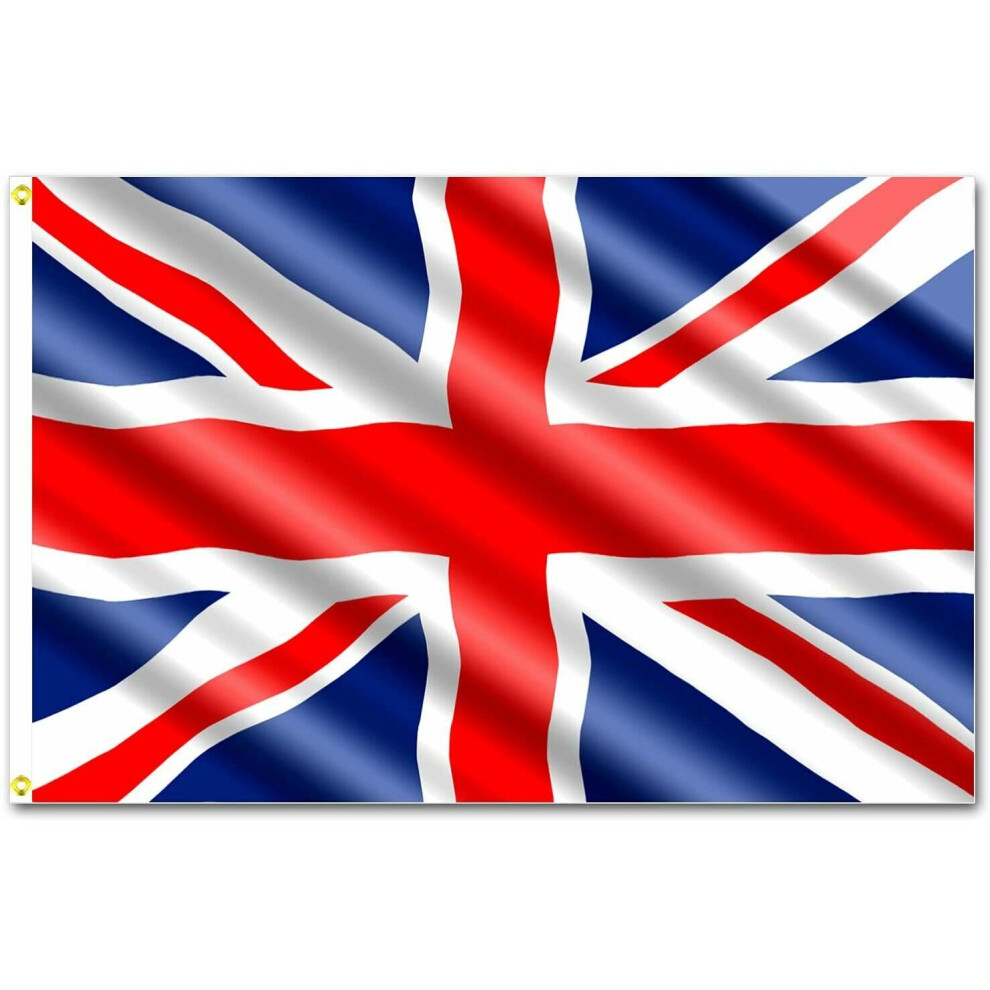 (5x3' FT) Union Jack VE Day Jubilee Day Patriotic Flag