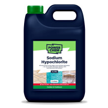 (5L) Sodium Hypochlorite 14-15% HIGH Strength Patio Block Paving Driveway Cleaner | Algae Weed Moss Mould Blackspot & Lichen Killer Remover