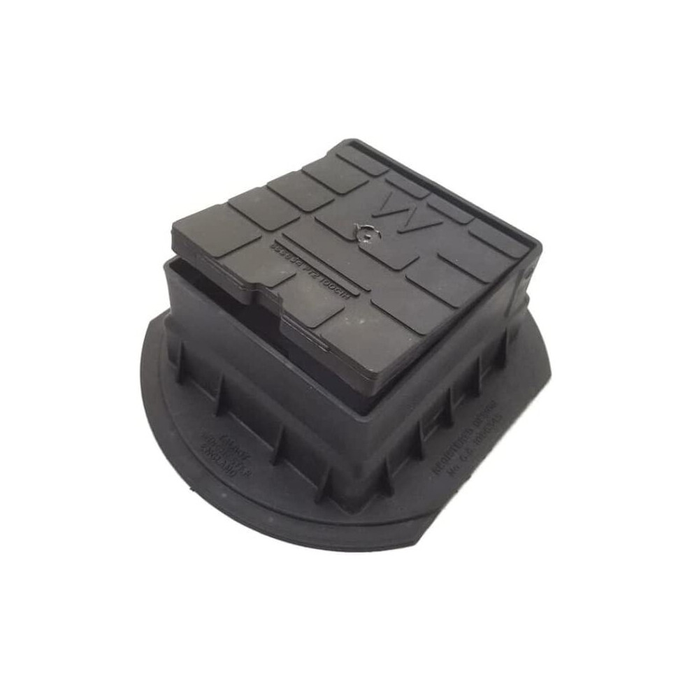 Taps2traps Stopcock Water Meter Box With Hinged Lid - 5.5 X 5 In Polycarbonate, Made In Britain, British Standard Approved (70040590)