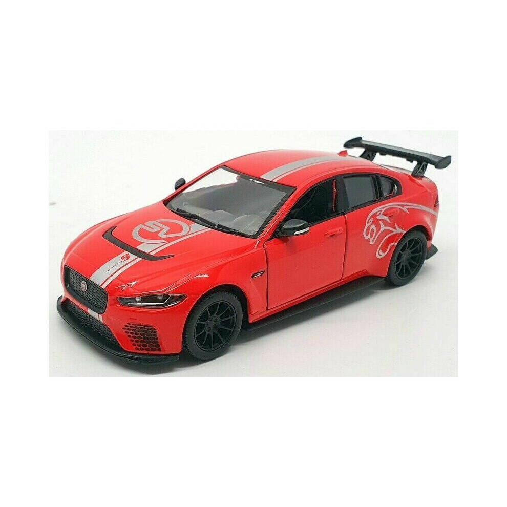 Jaguar XE SV Project Sport Car 1/38 Kinsmart Diecast Metal Car Red