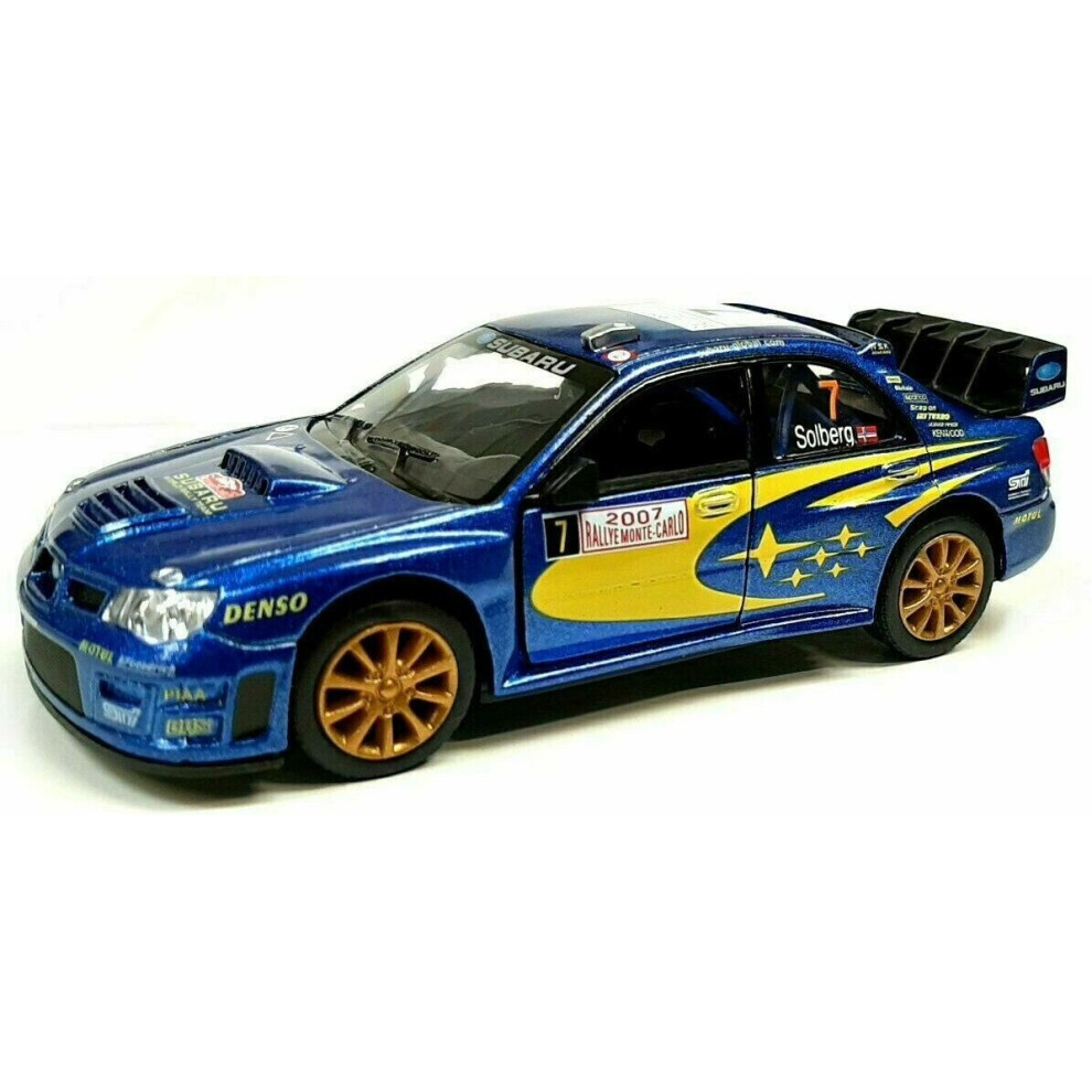 Subaru Impreza WRC Rally Monte Carlo 2007 P.Solberg Diecast Metal Car