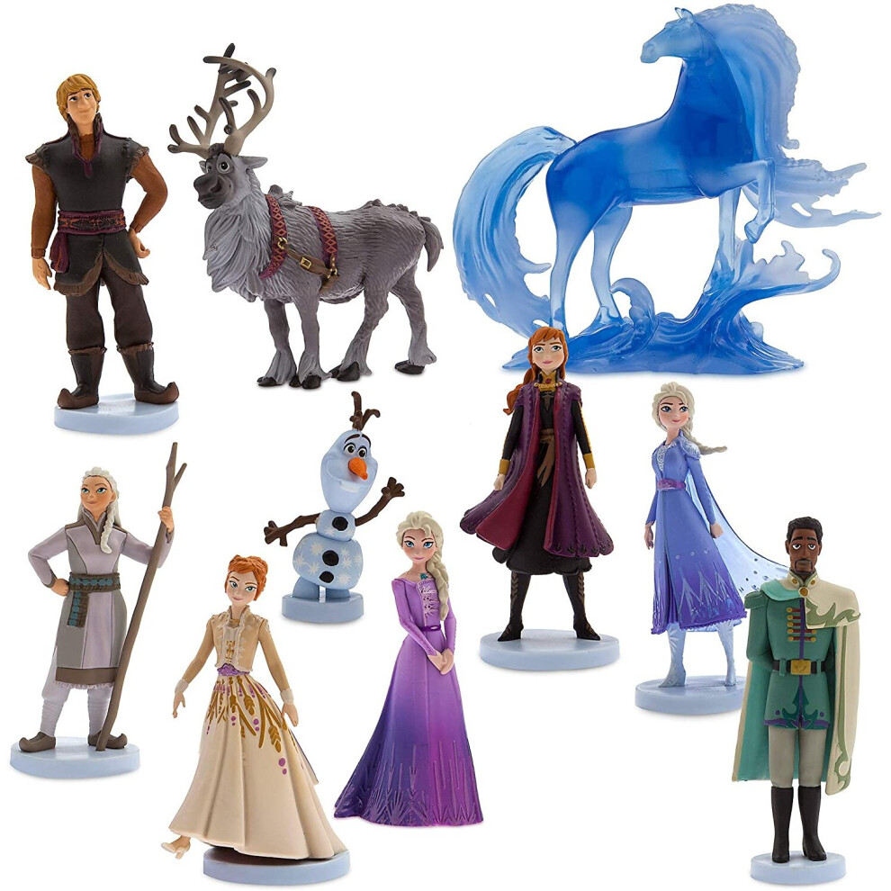 Disney Frozen II Deluxe Figure Play Set Toy Multicolored