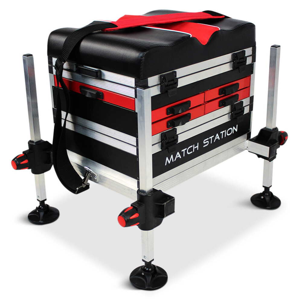 Match Station AS5 Drawer RED Alloy Pro-Sport Seat Box